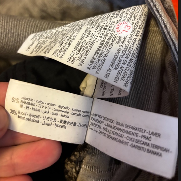 Zara brown double waist straight leg mid rise TRF jeans made in Europe NWT - Picture 10 of 15